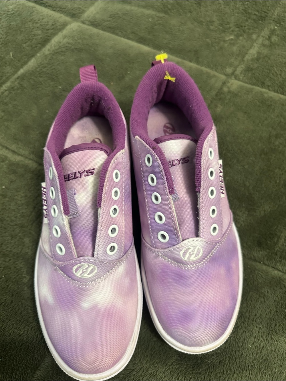 Heelys Kids Purple Tie-Dye Slip-On Skate Sneakers